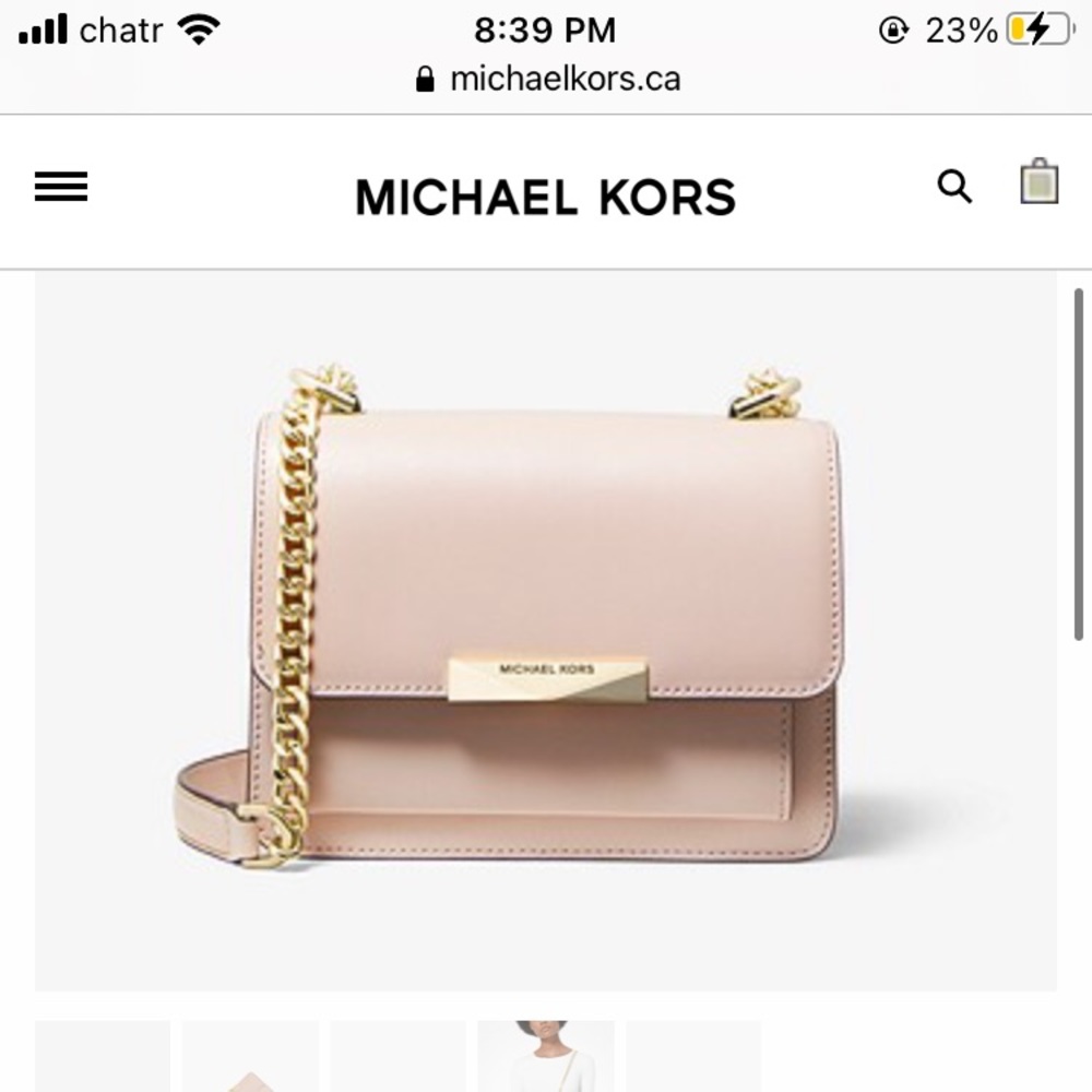 Michael Kors Jade Extra-Small Leather Crossbody Bags
